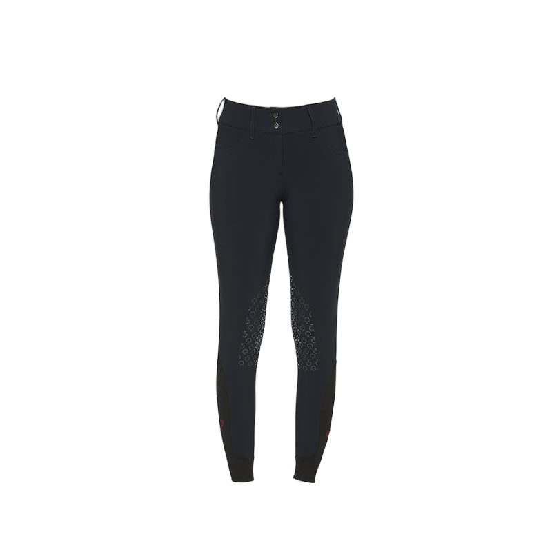 Cavalleria Toscana - Pantalon d'équitation femme taille haute Grip System marine | - Ohlala