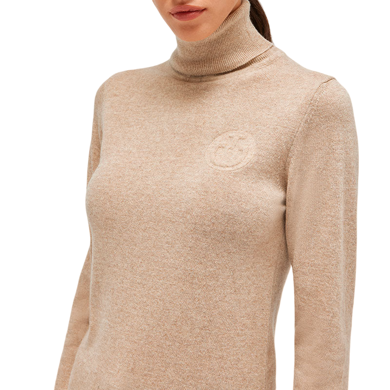 Col roulé femme discount beige