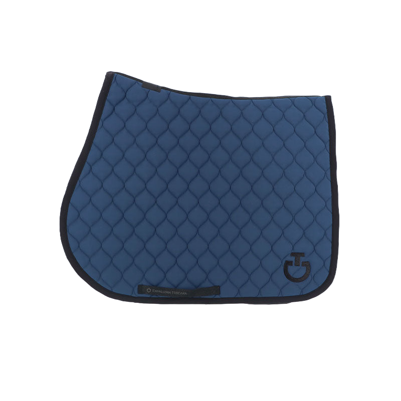 Cavalleria Toscana - Tapis de selle Circular Quilted atlantic blue | - Ohlala