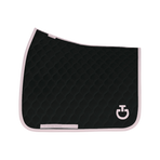 Cavalleria Toscana - Tapis de dressage Circular Quilted Jersey noir/ violet ice