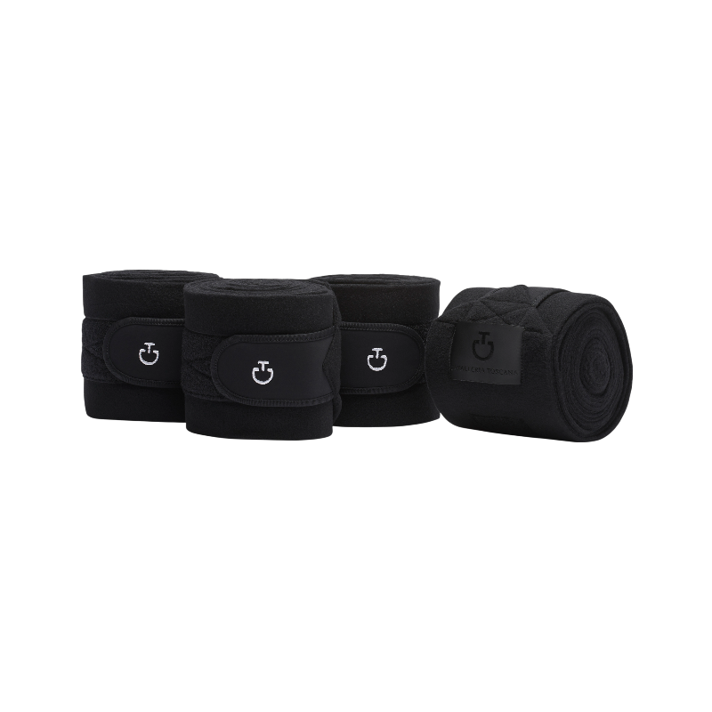 Cavalleria Toscana - Bandes de polo 4 Tech noir x4 | - Ohlala