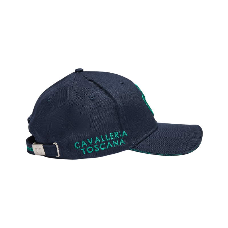 Cavalleria Toscana - Casquette unisexe CT Baseball marine/ vert