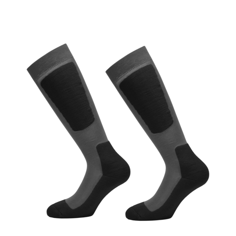 Cavalleria Toscana - Chaussettes d'équitation Jacquard Tech noir/ windward bleu