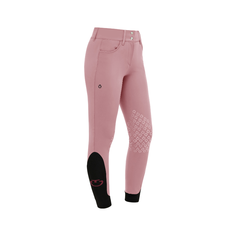 Cavalleria Toscana - Pantalon d'équitation femme Américain taille haute candy pink