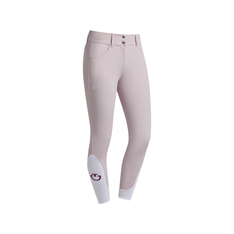 Cavalleria Toscana - Dames rijbroek Americain hoge taille violet ice | - Ohlala