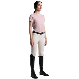 Cavalleria Toscana - T-shirt manches courtes femme Stripe Jersey violet ice