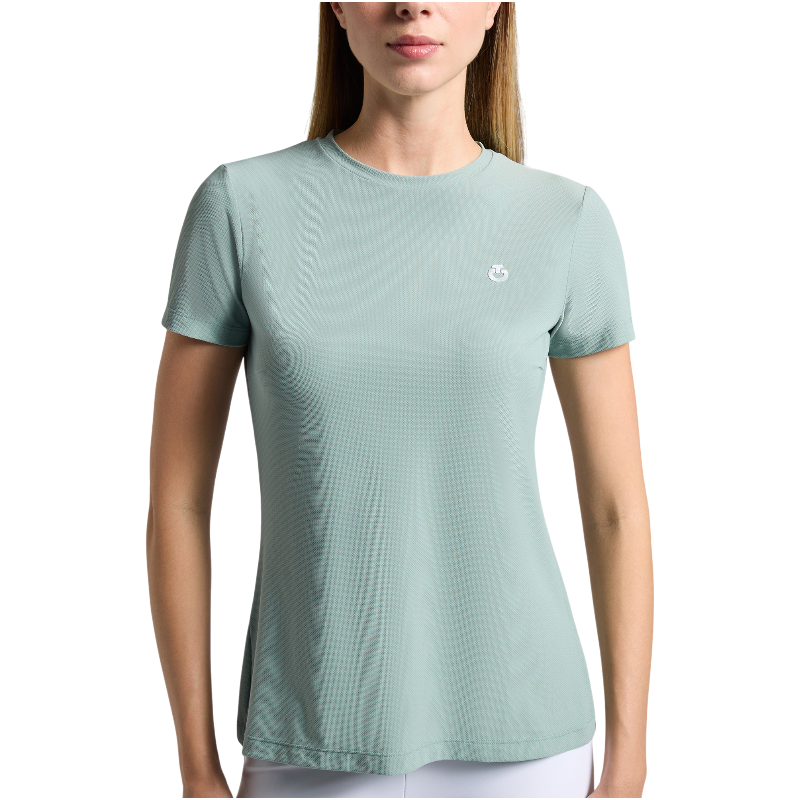 Cavalleria Toscana - T-shirt technique manches courtes femme Jersey 3D Logo mint green