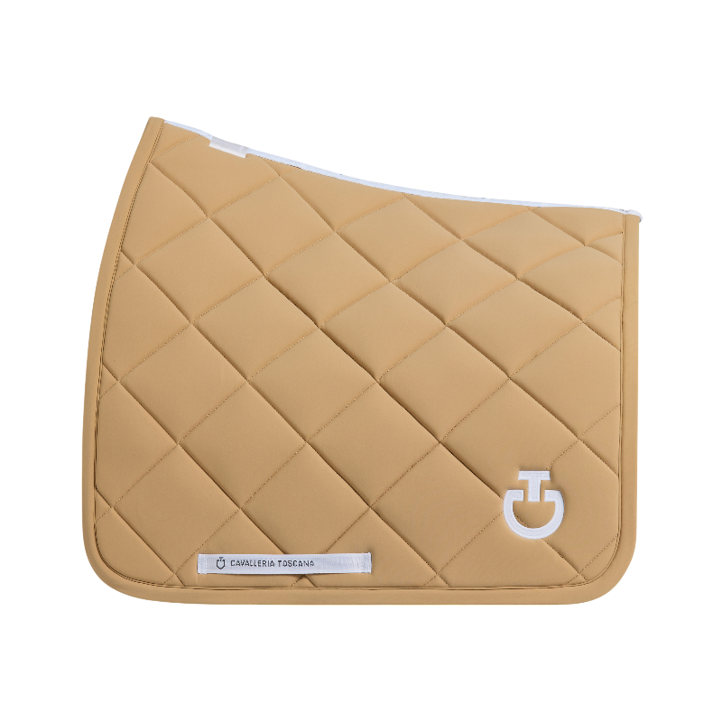 Cavalleria Toscana - Tapis de dressage Diamond Quilted Jersey tan
