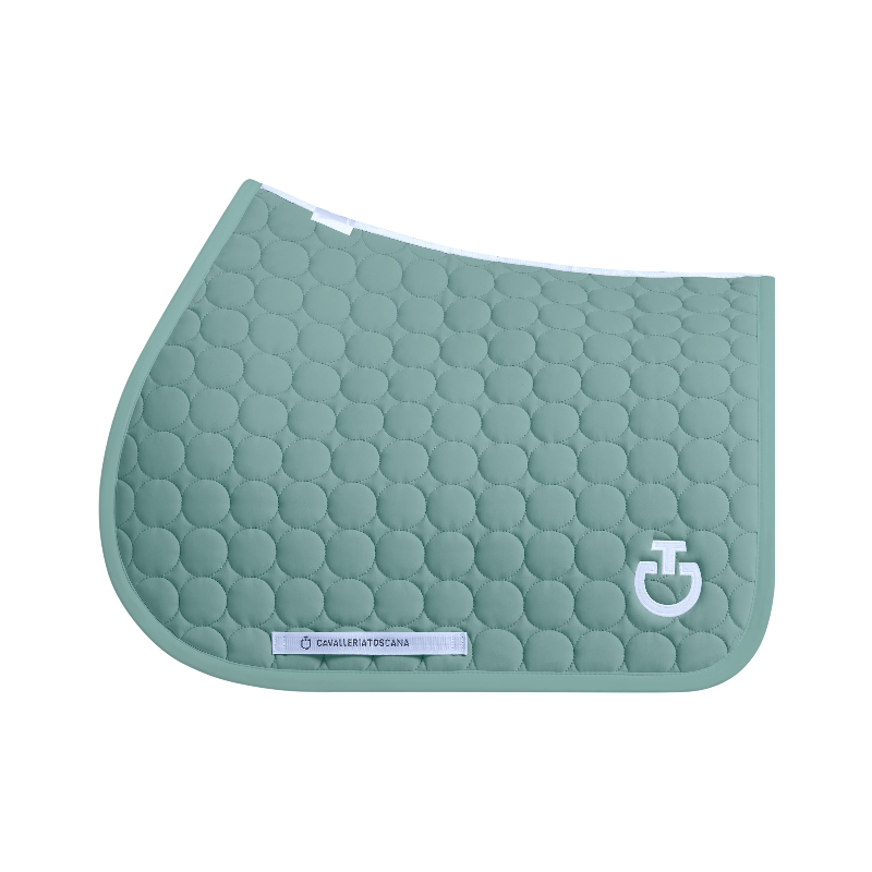 Cavalleria Toscana - Tapis de selle Circle Quilted mint green