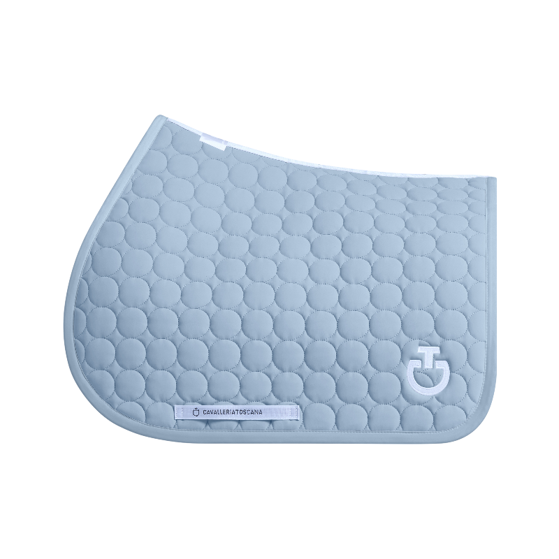 Cavalleria Toscana - Tapis de selle Circle Quilted sky blue