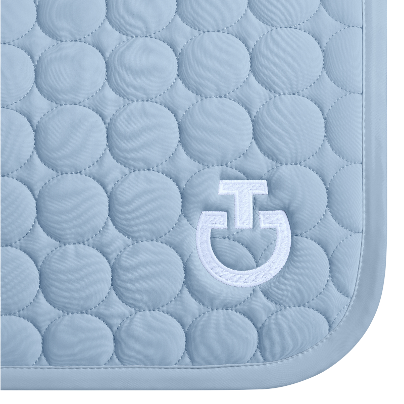 Cavalleria Toscana - Tapis de selle Circle Quilted sky blue