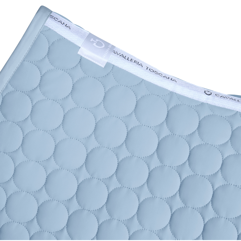 Cavalleria Toscana - Tapis de selle Circle Quilted sky blue