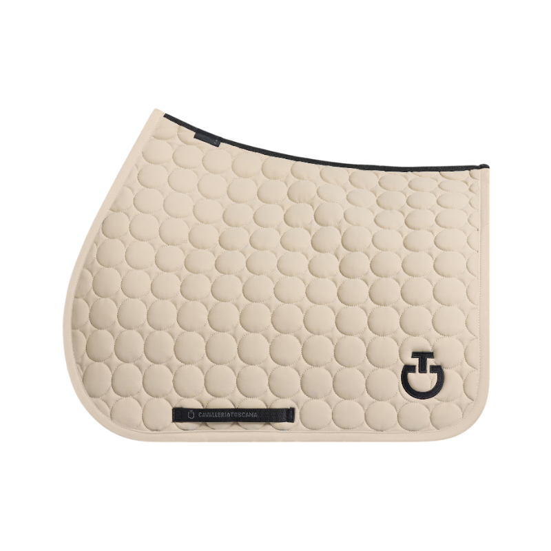 Cavalleria Toscana - Tapis de selle Circle Quilted vanille