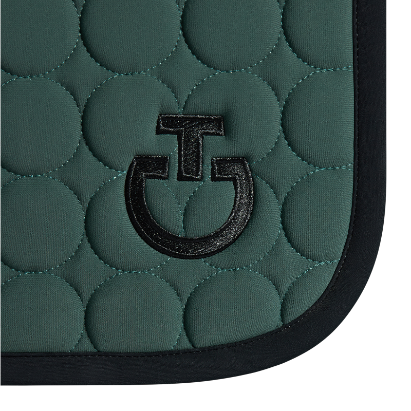 Cavalleria Toscana - Tapis de selle Circle jungle green | - Ohlala
