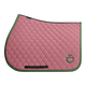 Cavalleria Toscana - Tapis de selle Circular Quilted candy pink/ forest green | - Ohlala