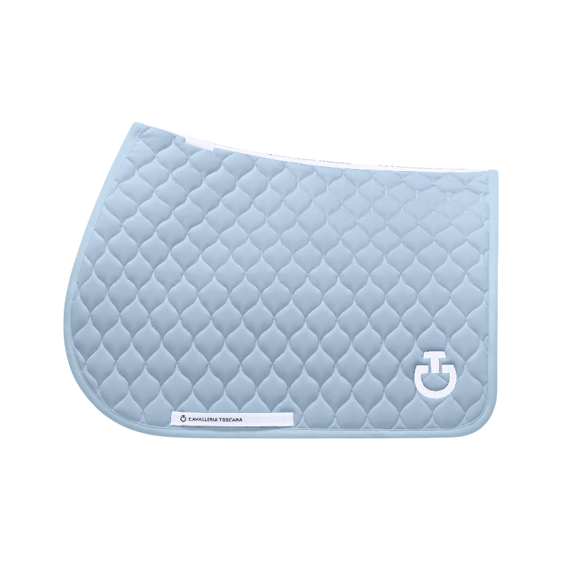 Cavalleria Toscana - Tapis de selle Circular Quilted sky blue