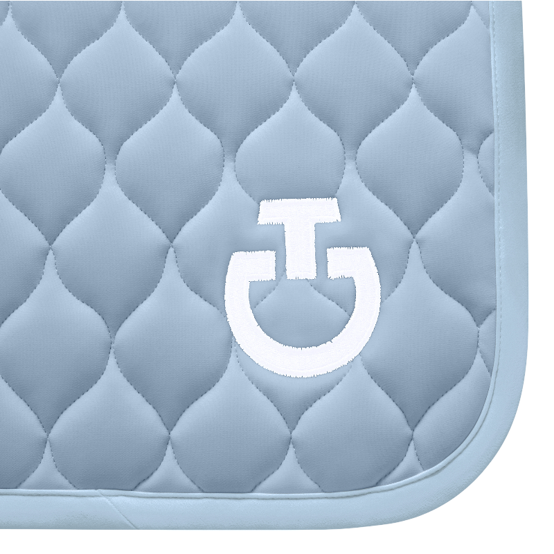 Cavalleria Toscana - Tapis de selle Circular Quilted sky blue