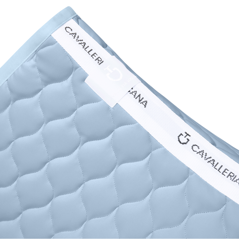 Cavalleria Toscana - Tapis de selle Circular Quilted sky blue