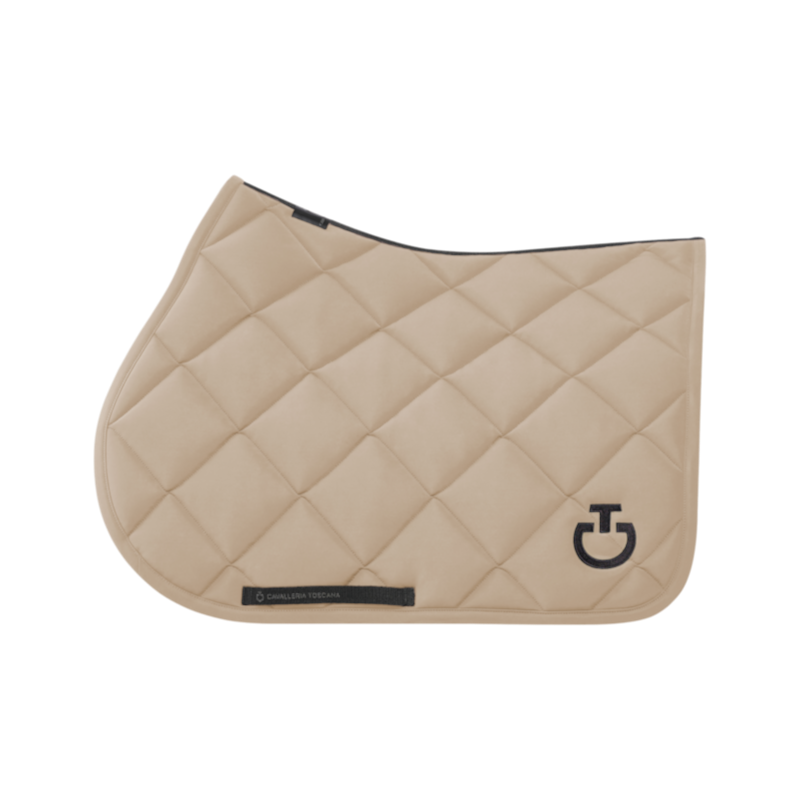 Cavalleria Toscana - Tapis de selle Diamond Quilted Jersey aluminium