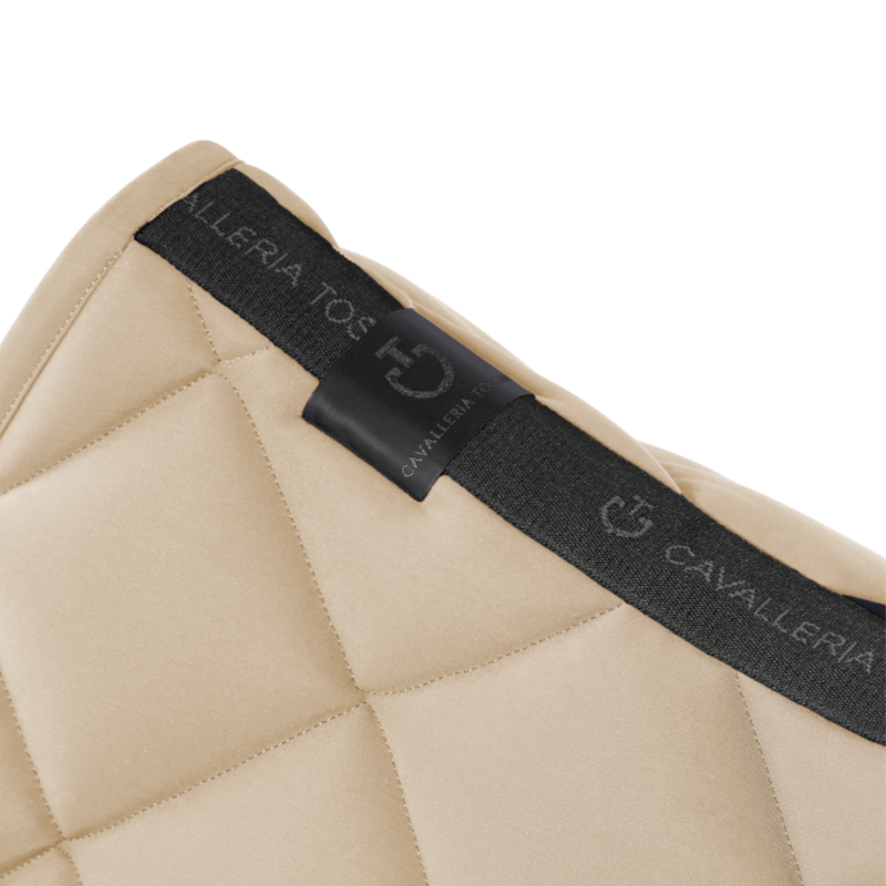 Cavalleria Toscana - Tapis de selle Diamond Quilted Jersey aluminium