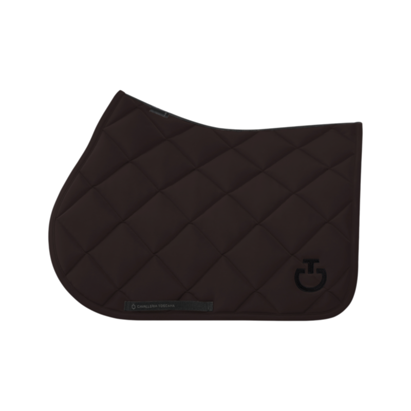 Cavalleria Toscana - Tapis de selle Diamond Quilted Jersey expresso