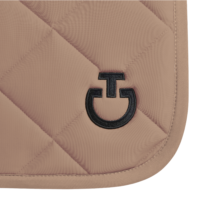Cavalleria Toscana - Tapis de selle Diamond Quilted Jersey noisette | - Ohlala