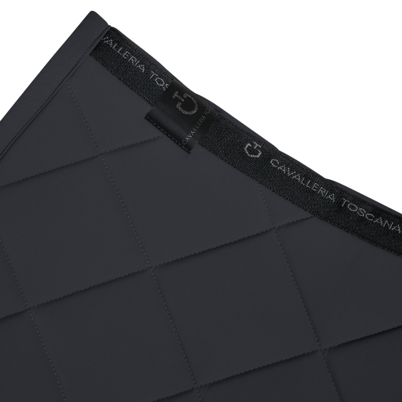 Cavalleria Toscana - Tapis de selle Diamond Quilted Jersey ocean blue | - Ohlala