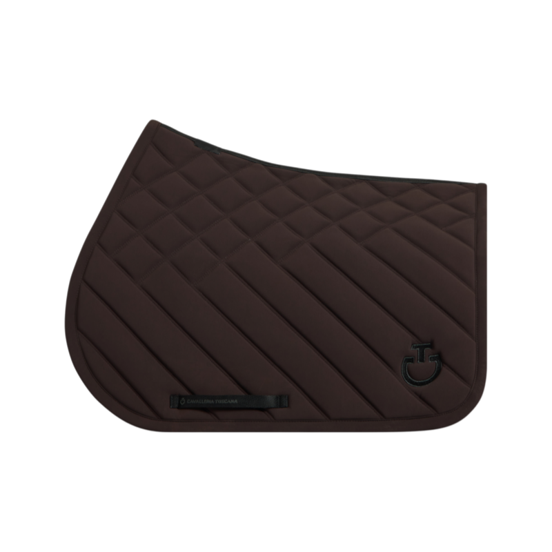 Cavalleria Toscana - Tapis de selle Diamonds and Lines expresso