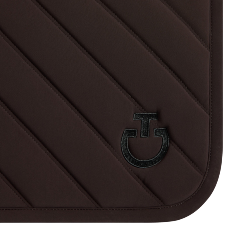 Cavalleria Toscana - Tapis de selle Diamonds and Lines expresso