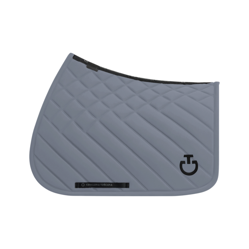 Cavalleria Toscana - Tapis de selle Diamonds and Lines horizon blue