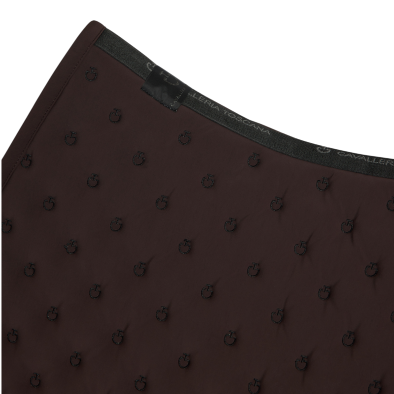 Cavalleria Toscana - Tapis de selle Embrodery Quilted expresso