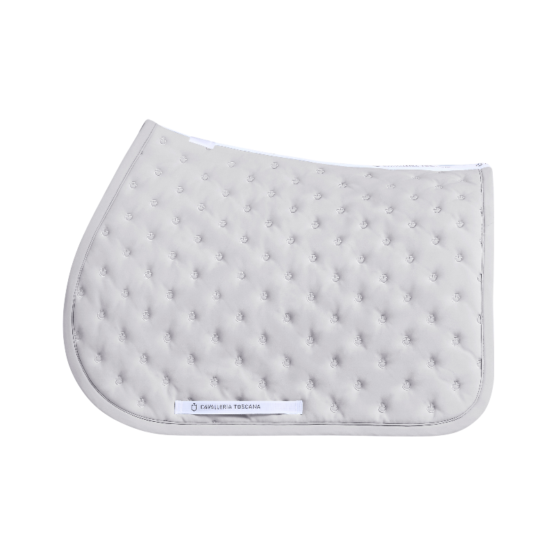 Cavalleria Toscana - Tapis de selle Embrodery Quilted light grey
