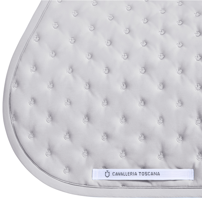 Cavalleria Toscana - Tapis de selle Embrodery Quilted light grey