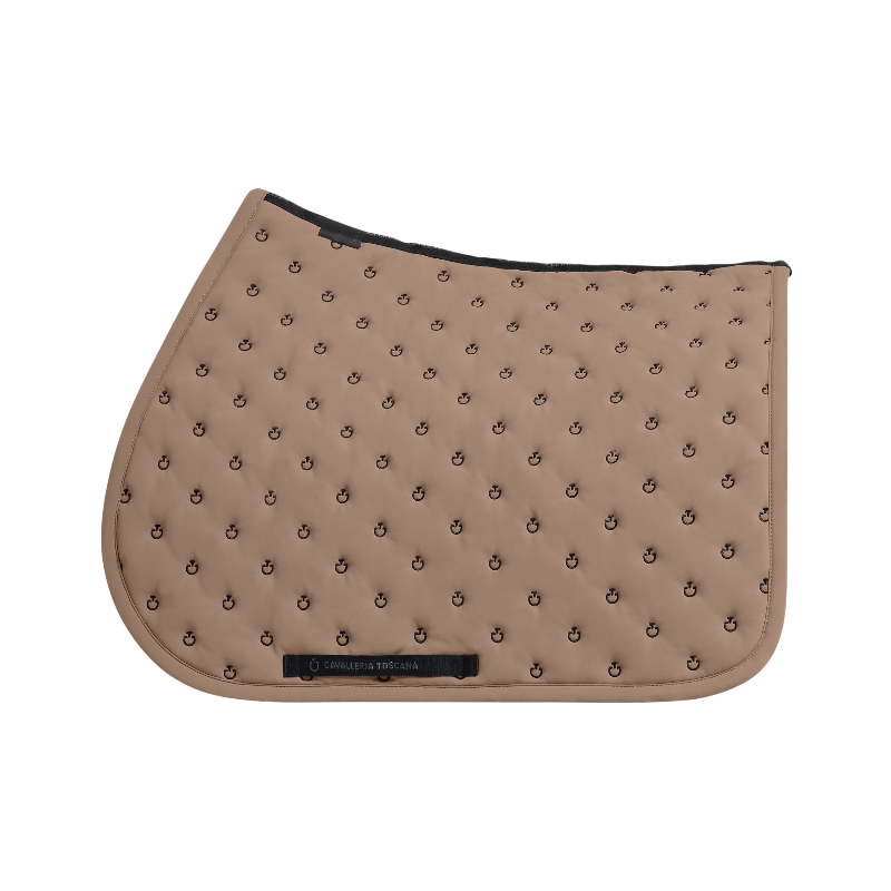 Cavalleria Toscana - Tapis de selle Embrodery Quilted noisette | - Ohlala