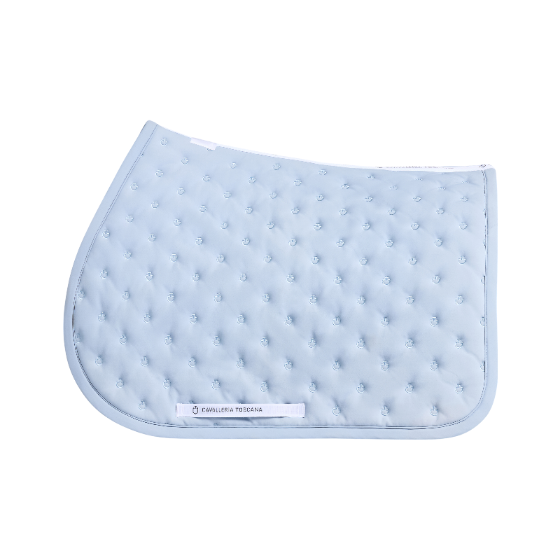 Cavalleria Toscana - Tapis de selle Embrodery Quilted sky blue