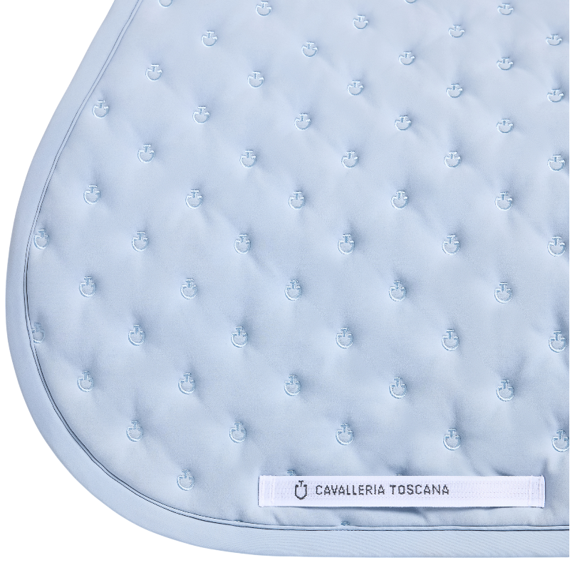 Cavalleria Toscana - Tapis de selle Embrodery Quilted sky blue