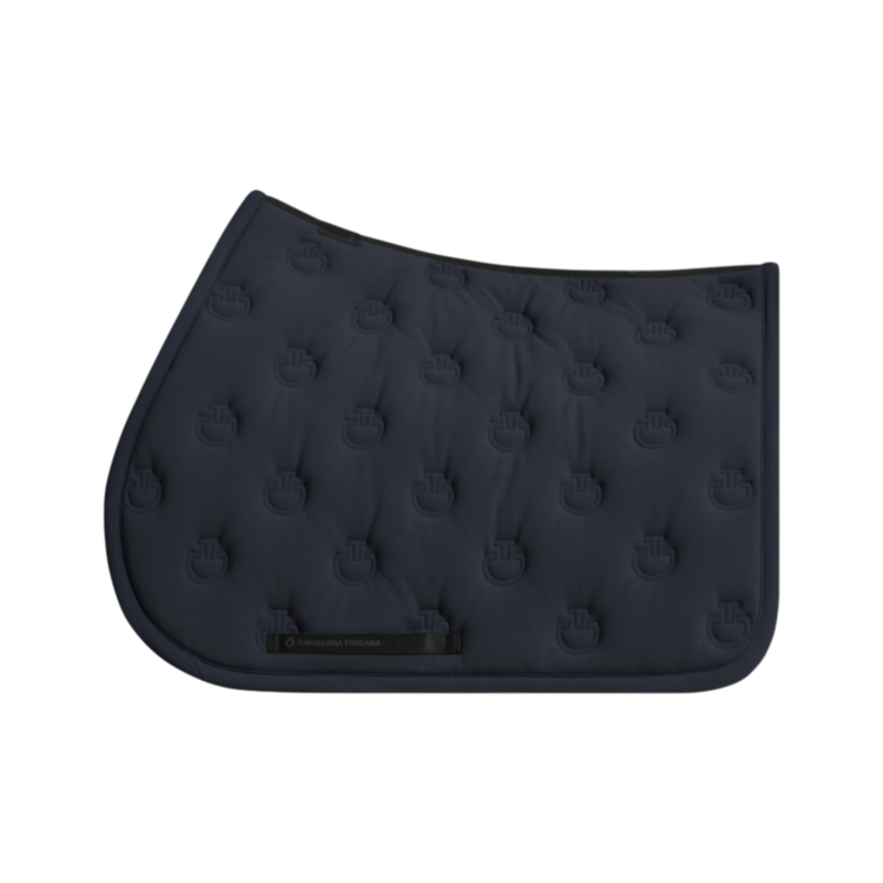 Cavalleria Toscana - Tapis de selle Logo Quilted marine
