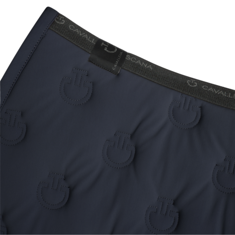 Cavalleria Toscana - Tapis de selle Logo Quilted marine