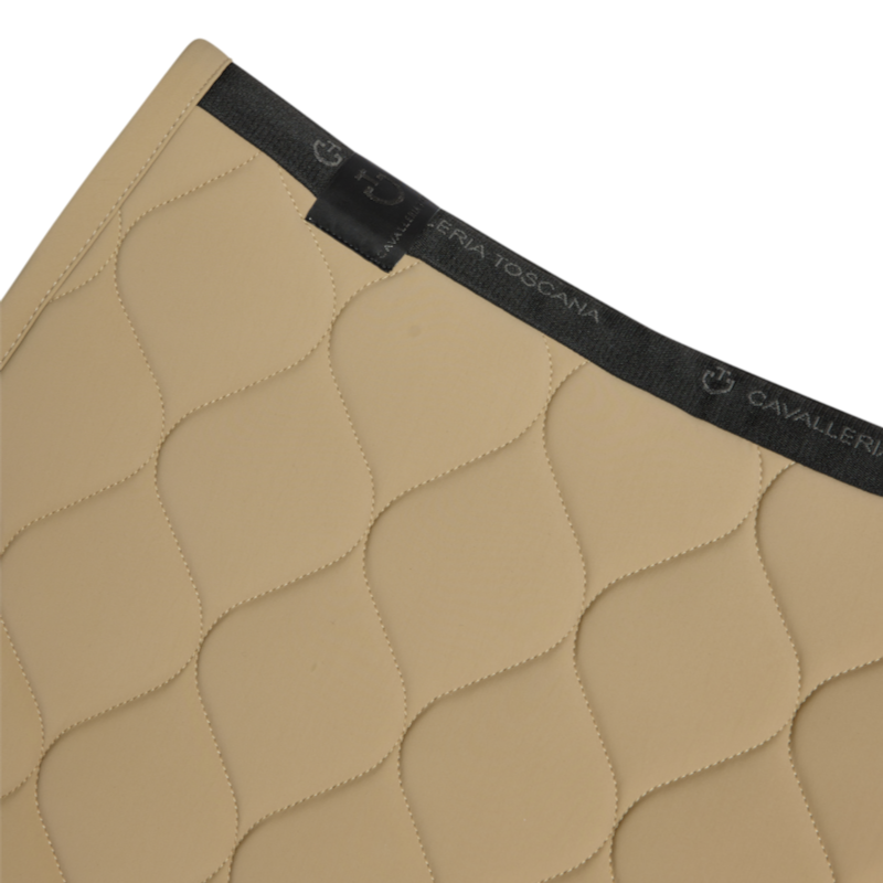 Cavalleria Toscana - Tapis de selle New Circular Quilted Jersey aluminium