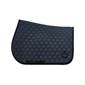 Cavalleria Toscana - Tapis de selle Circular Quilted Jersey gris anthracite | - Ohlala