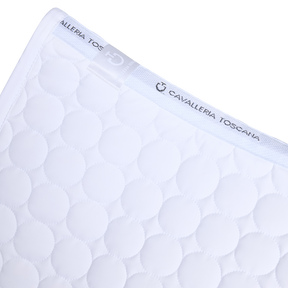 Cavalleria Toscana - Tapis de dressage Circle Quilted blanc | - Ohlala