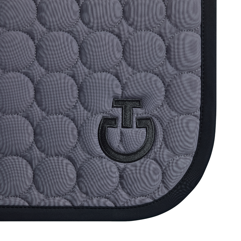 Cavalleria Toscana - Tapis de dressage Circle Quilted gris anthracite | - Ohlala