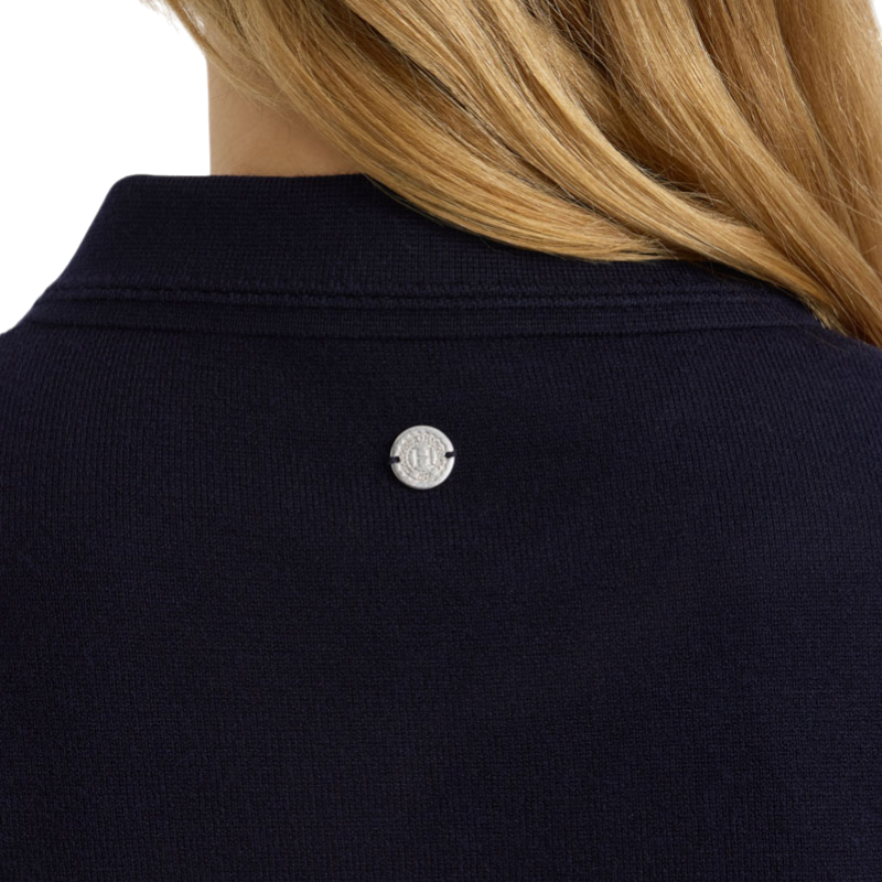 Harcour - Polo manches courtes femme Cherry marine