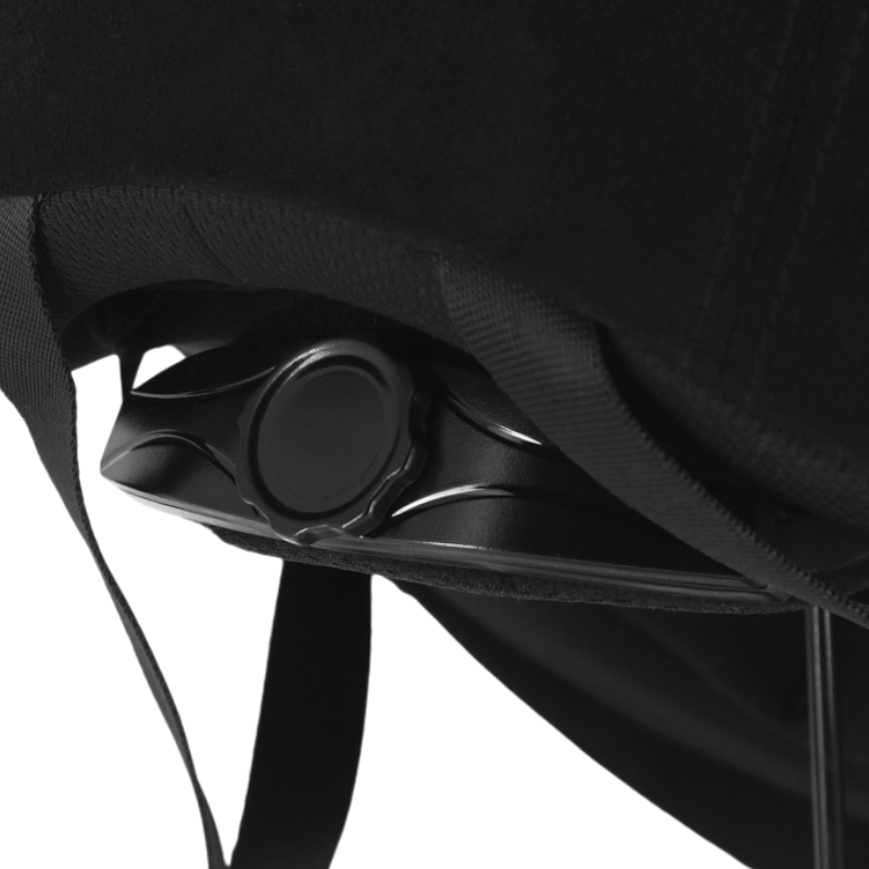 Choplin - Casque d'équitation Aero Velvet noir brillant