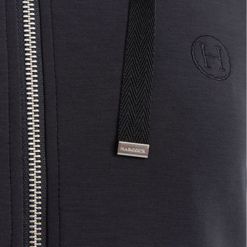 Harcour - Sweat zippé femme Clarianne noir
