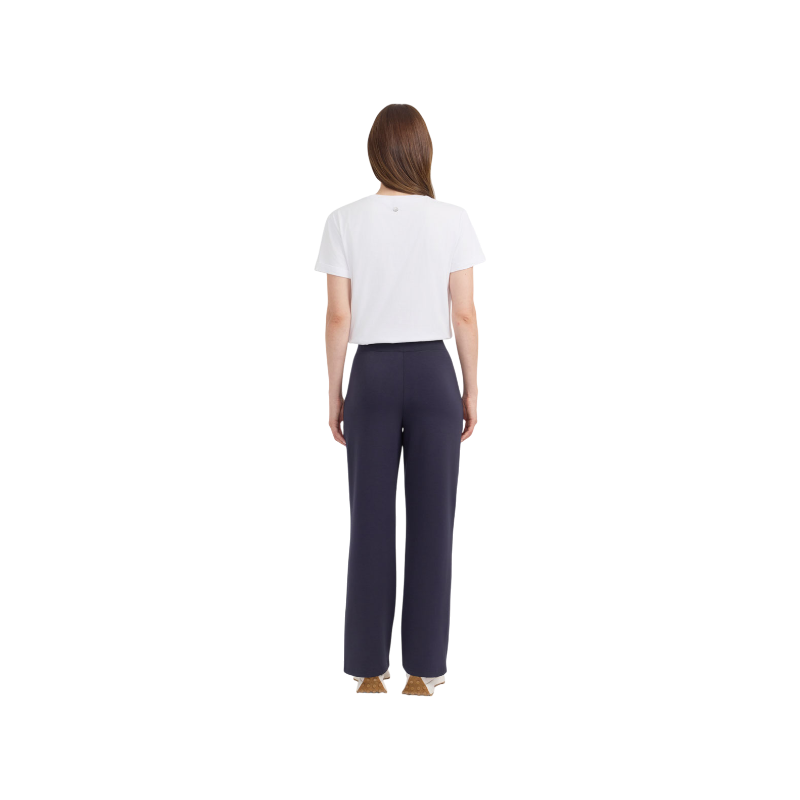 Harcour - Pantalon maille femme Clarisse marine
