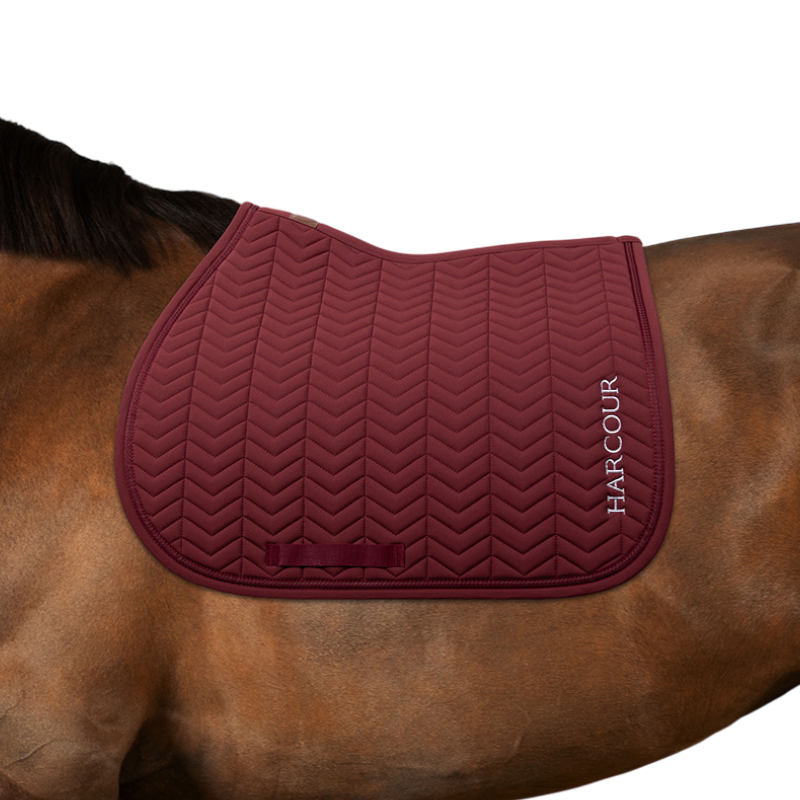 Harcour - Tapis de selle Cobalt vigne