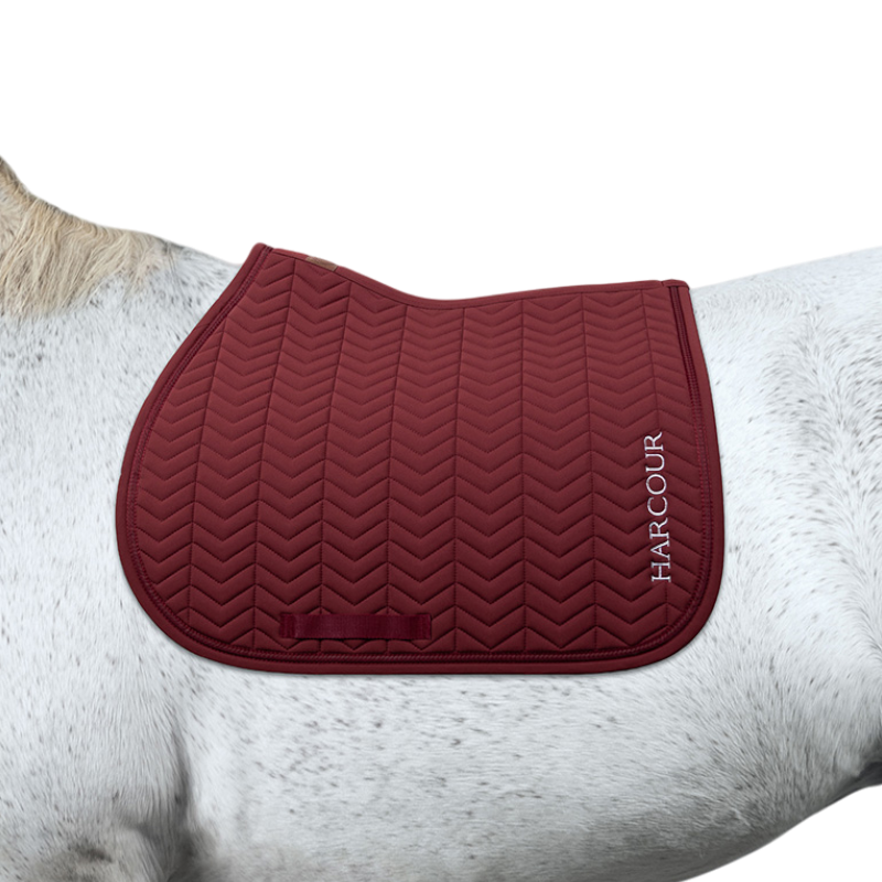 Harcour - Tapis de selle Cobalt vigne