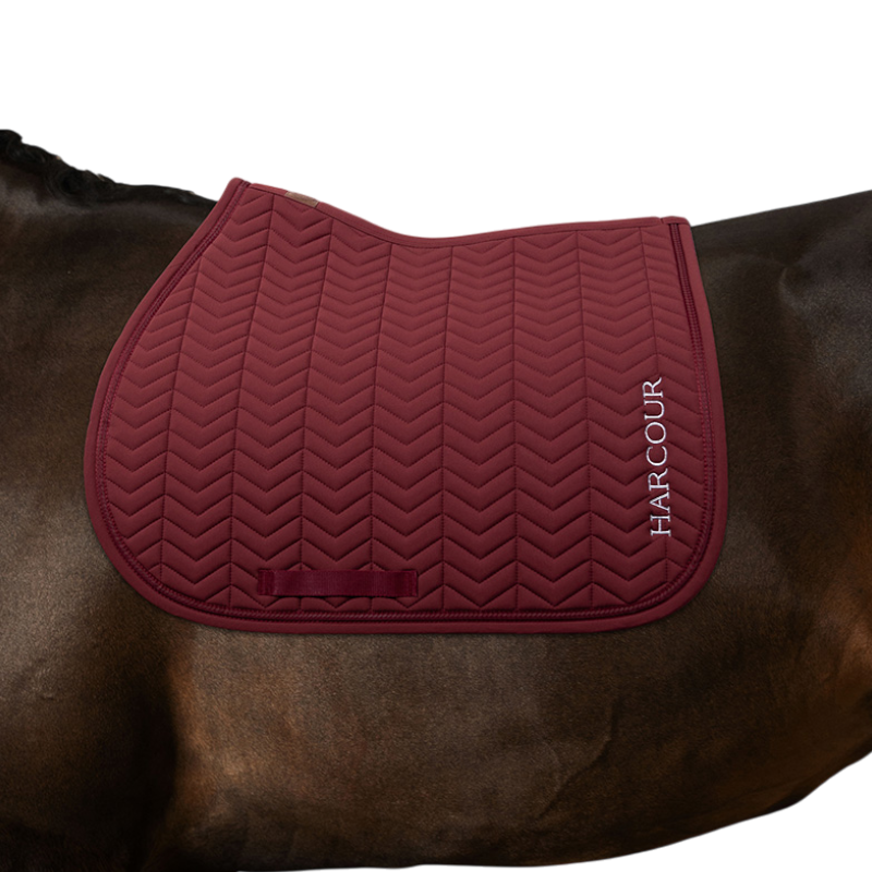 Harcour - Tapis de selle Cobalt vigne
