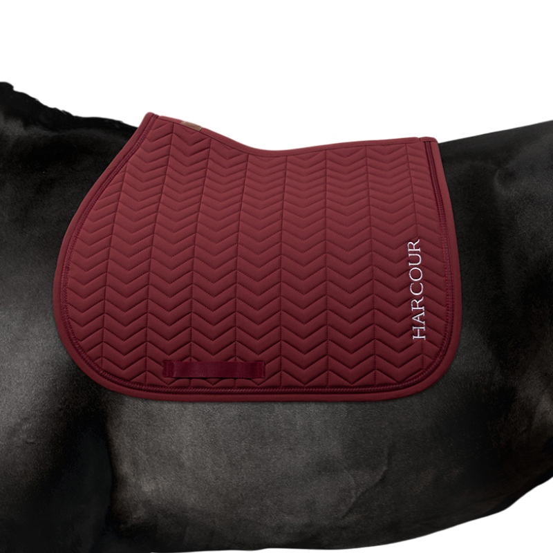 Harcour - Tapis de selle Cobalt vigne
